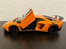 LAMBORGHINI AVENTADOR SV LP750-4 ARANCIO ATLAS ORANGE 1:18 by AUTOart