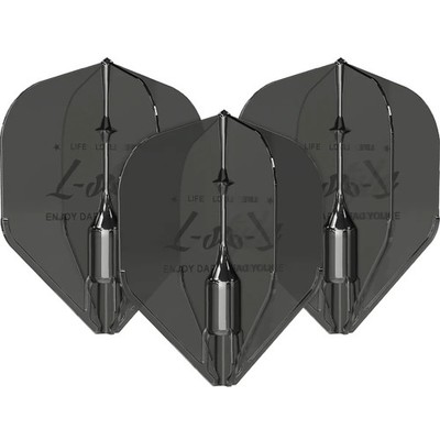 L-Style Fantom Flights L1 Clear-Black Standard Form integrierter Flightschoner