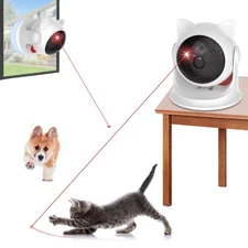 Automatic Cat Laser Toy for Indoor Cats and Dogs Interactive Play
