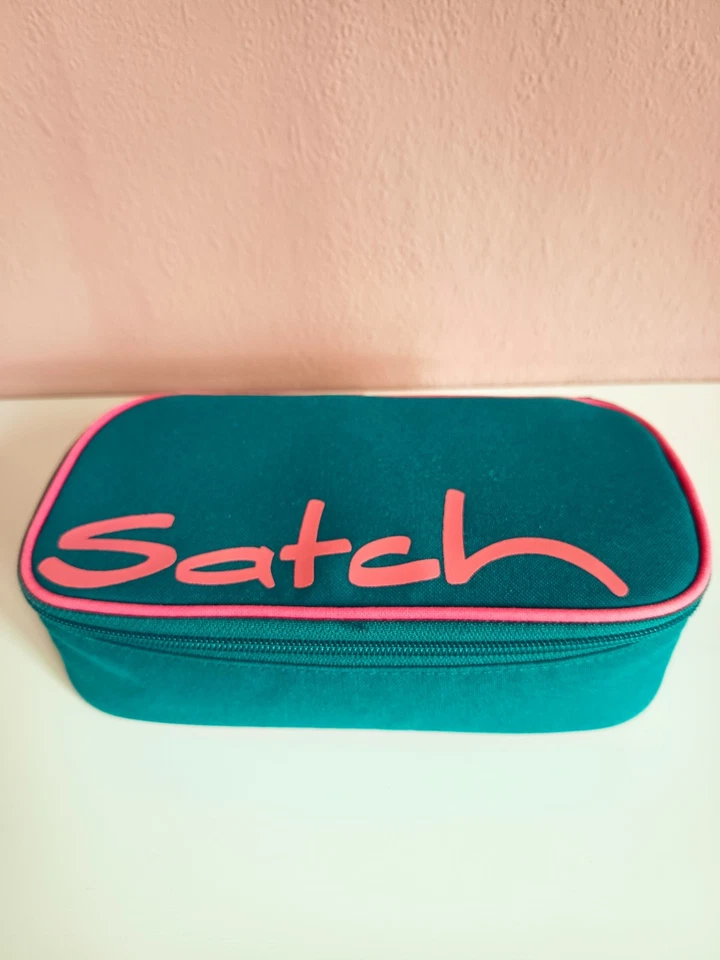 Satch Schulmäppchen Schlamperbox türkis pink Weihnachten - Bild 2 von 4