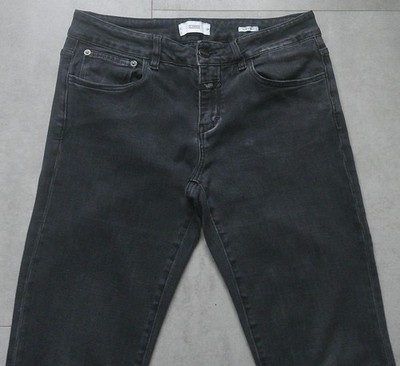 CLOSED BAKER Long W27 = 36 Anthrazit Candiani Denim Stretch Damen Hose w. NEU