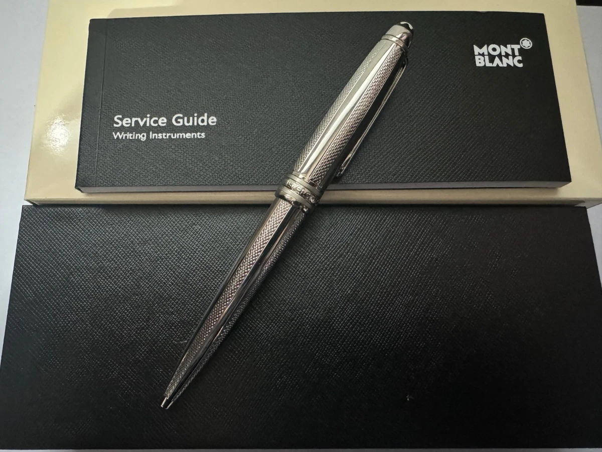 Montblanc Meisterstuck Solitaire 163 Ballpoint Pen with Silver Trim