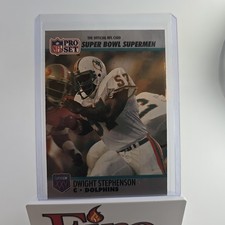 1990 Pro Set Super Bowl XXV Silver Anniversary - Dwight Stephenson #72 Miami 