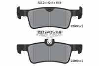 Bremsbelagsatz Scheibenbremse Q+ Textar 2596801 FüR 308 Sw Peugeot 2 Thp 110 130