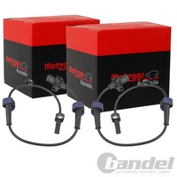 2X Metzger ABS-SENSOR Raddrehzahl Hinten Passend FÜR Honda Civic Links+Rechts