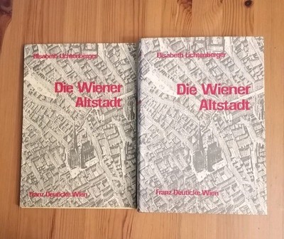 Die Wiener Altstadt - Elisabeth Lichtenberger - 2 Bände inkl. Kartenband 1977 