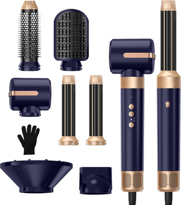 Lockenstyler 7 in 1,Multi-Hairstyler 1400W Föhn, Diffusor Haartrockner, B-Ware 