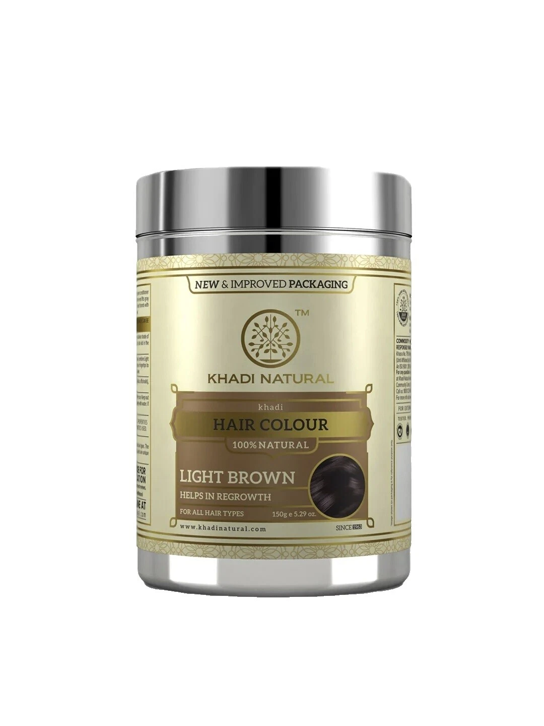 Cor de Cabelo Orgânico em Pó Khadi Cremes