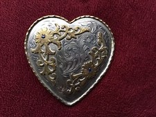 Alpaca Silver Blue Stones Western BELT BUCKLE