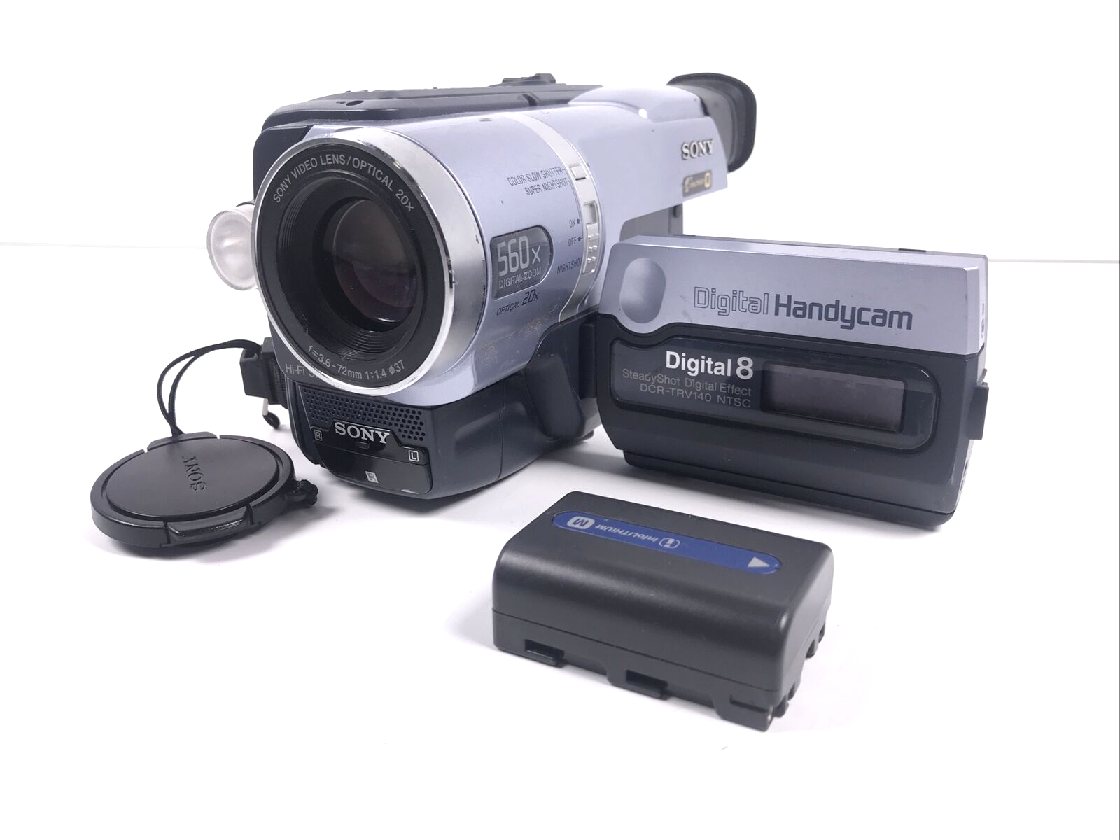 Sony Handycam DCRTRV140 Digital8 Video Camera 8mm Camcorder NTSC Works