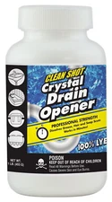 Professional Crystal Drain Opener Non Acid Fast Acting Clog Remover Grease Hair