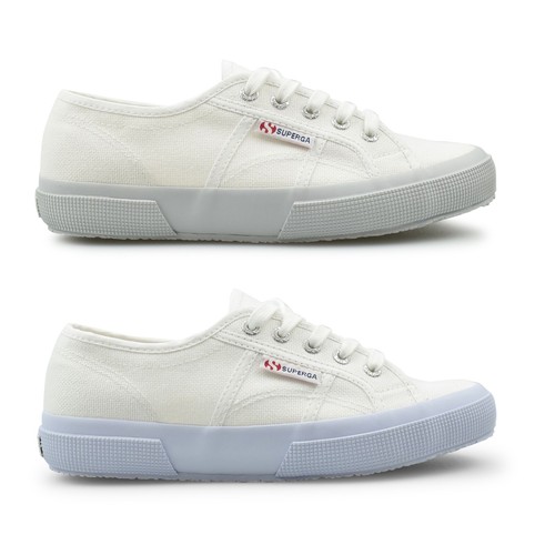 Superga 2750 COTU Classic White Breathable Canvas Women's Trainers Sale - Picture 1 of 31