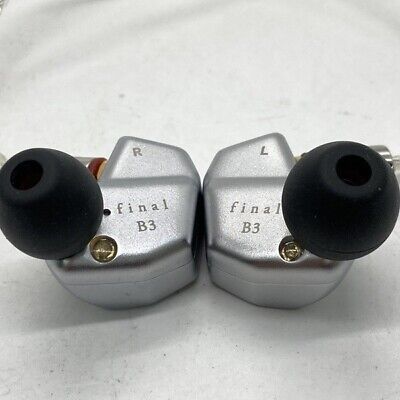 Final B3 FI-B3B2SSD In-Ear Wired Earphones Balanced Silver Final B3 FI-B3B2SSD In-Ear Wired Earphones Balanced Silver
