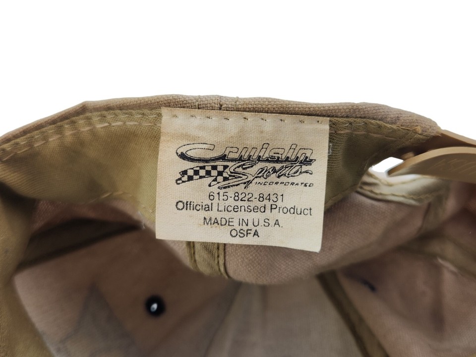 Vintage Chevy Trucks Adjustable Snapback Beige & Blue Hat Cap by ...