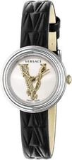 Versace Watch Virtus Mini Quartz 28MM VET300421 Women's Black