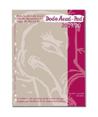 Dodo Acad-Pad 2019-2020 Filofax-Compatible A4 Organiser Diary 