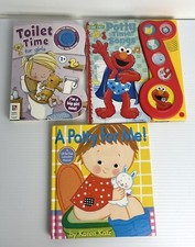 Lot Of 3 Books Potty Training Bathroom Picture Books For Toddlers Pre School