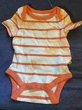 Boys Baby Gap Brannan's Favorite One Piece 0-3 Months Striped Snaps, NWT, New