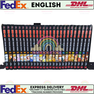 New Great Teacher Onizuka GTO Full Set Volume 1-25 Comic Book English Fast Ship