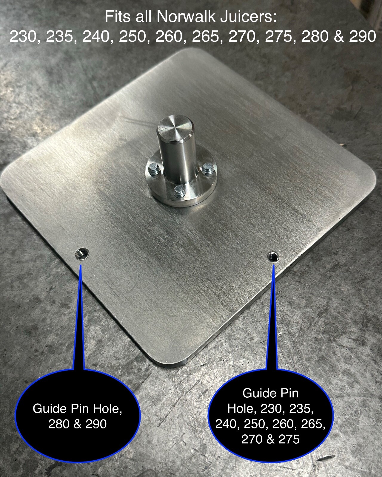 Upgrade for all Norwalk Juicers, CUSTOM MADE #304 STAINLESS STEEL  Free Shipping
