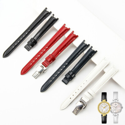 High Quality Genuine Leather Watch Band Straps Ladies 12mm Fits Tissot FLAMINGO