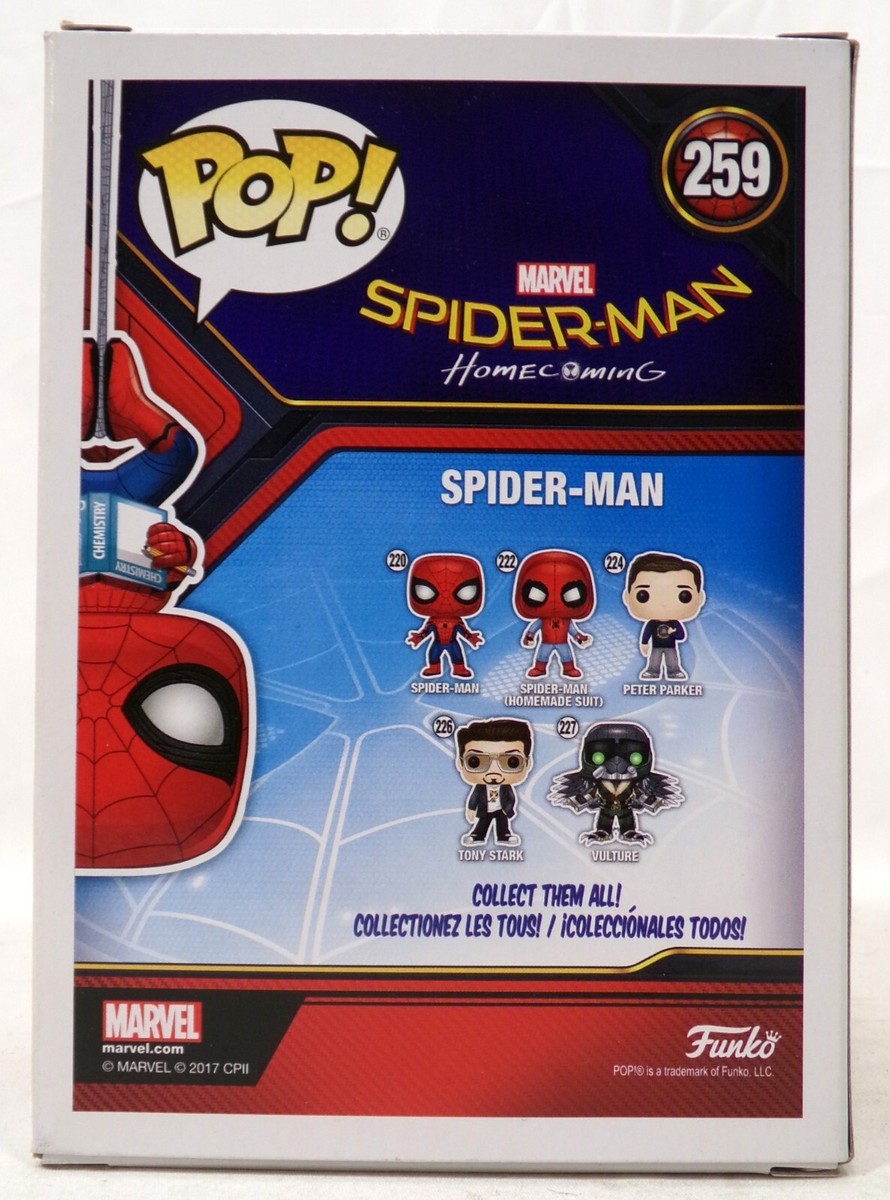 Funko Pop! Marvel Spider-Man Homecoming 259 Spider-Man Vinyl