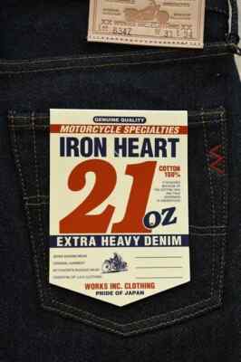 IRON HEART 634Z W36 L34 デニム IRON HEART 634Z 21oz EXTRA HEAVY DENIM JAPANESE BIKER STRAIGHT