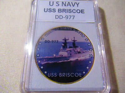 US NAVY - USS BRISCOE (DD-977) Challenge Coin