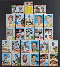 1968 Topps Baseball Starter Set 25 Cards