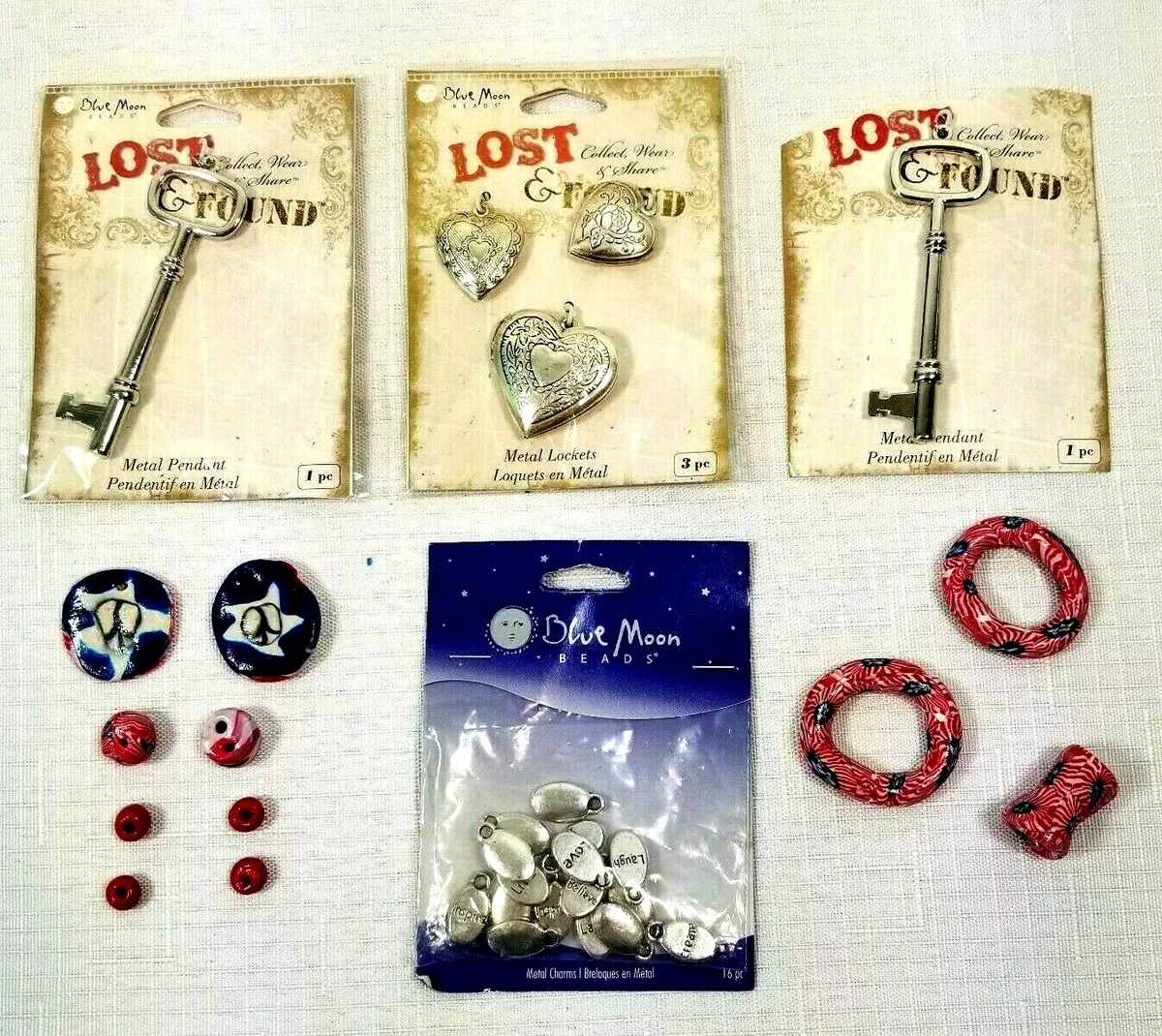 Blue Moon Beads Craft LOST & FOUND Brand New Assorted Pieces See Pictures