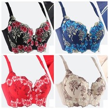 Women's Bra Super Boost Thick Padded Add 2 Cups Push Up Bra Underwire Brassiere