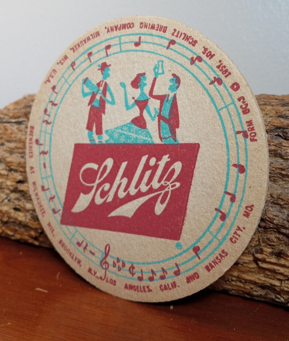 Vintage 1957 Schlitz Beer Coaster eBay