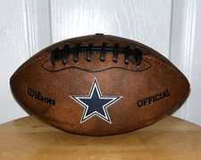 NEW Wilson NFC AFC Cowboys Logo Soft Touch Mini Football 9" Licensed WTF1549 HDV