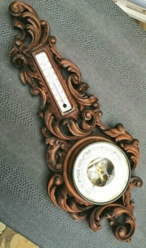 Objets de décoration du XXe siècle marrons en bois