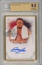 Samoa Joe 2019 Topps Transcendent Autograph Card 10/25 BGS 9.5 Gem Mint