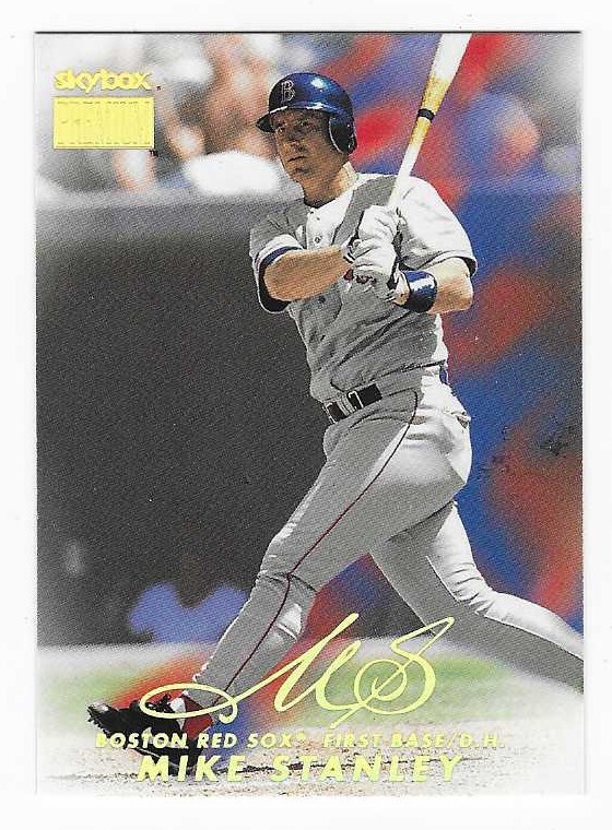 1999 Skybox Premium Mike Stanley Boston Red Sox Baseball Card #133