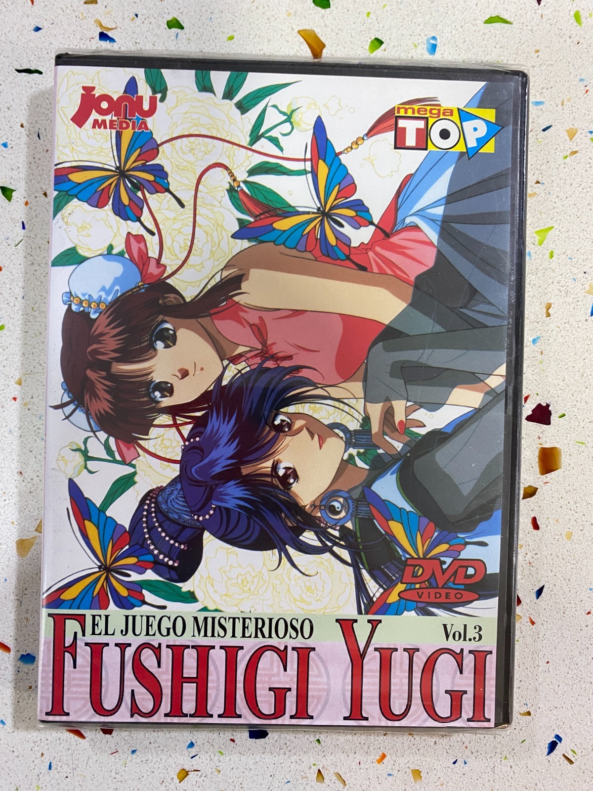 Fushigi Yugi DVD The Mysterious Game Vol 3 Jonu Media Japan Karaoke Manga Cards