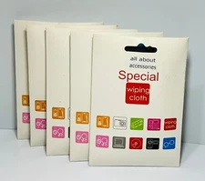 Reiko Microfiber Wiping Cleaning Glass/Mirror Cloth 5 Pack of 6 piece