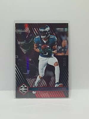 Devonta Smith 2023 Panini Limited Red Spotlight #83 #d/49 Eagles