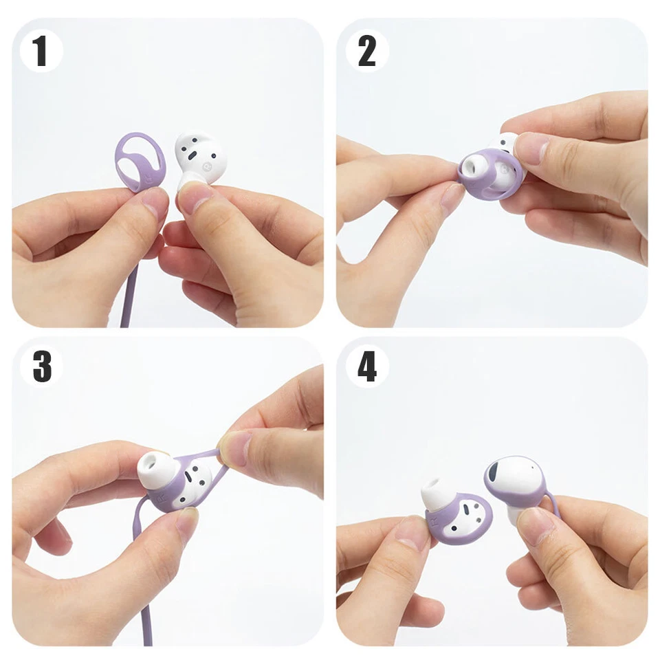 Anti-Lost Earbuds Strap For Galaxy Buds 2 Pro Earphones Rope Silicone String . - Image 4 of 4