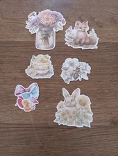 6X PAPER DIE CUTS FOR SCRAPBOOKING/JOURNALS MIXED PD116 