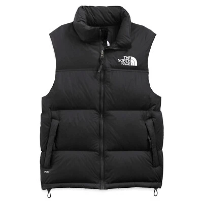 THE NORTH FACE Mens - "1996 RETRO NUPTSE" Puffer VEST - Recycled TNF Black