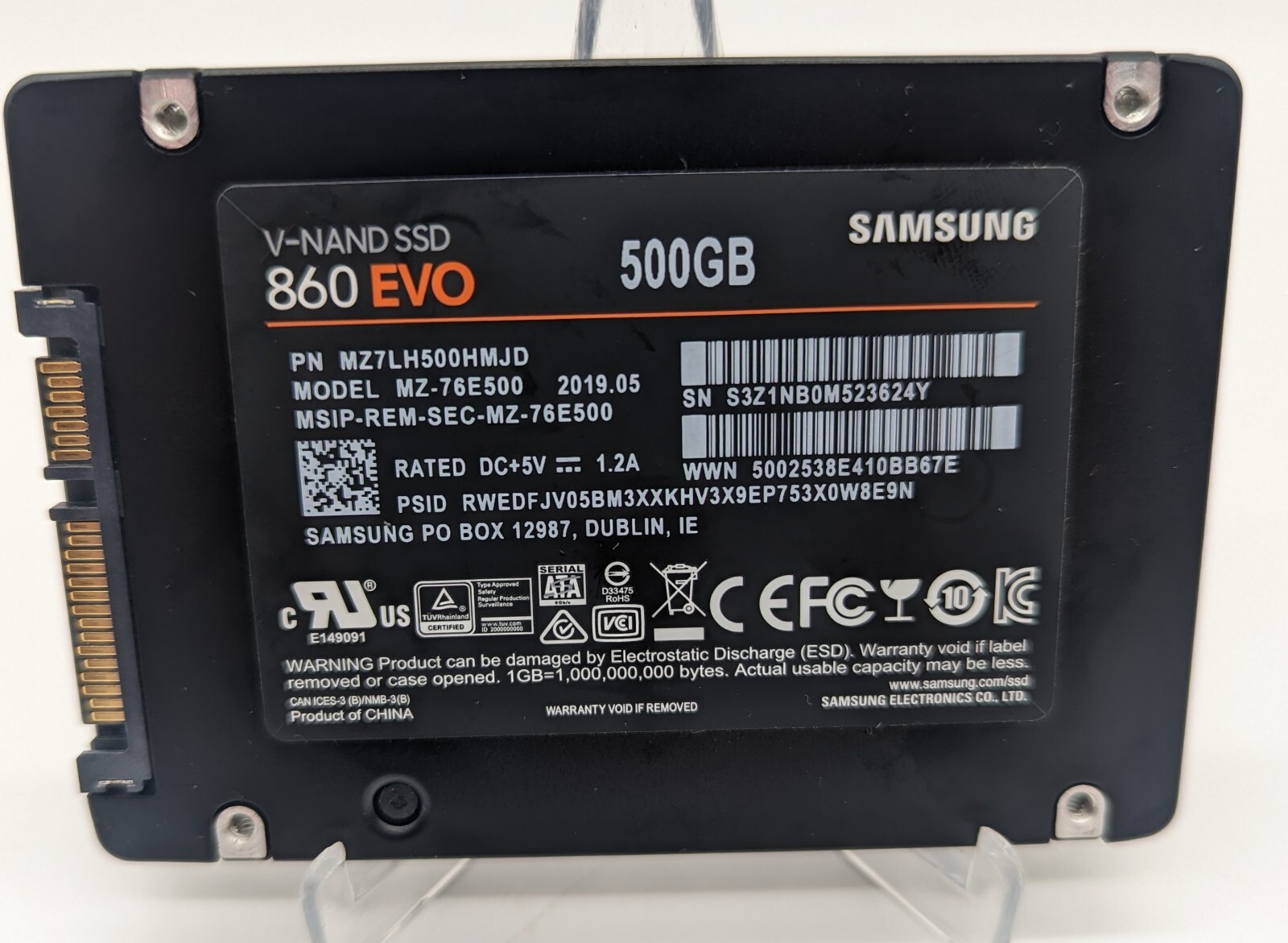 Samsung 860 EVO 500GB 2.5 Inch SATA III VNAND SSD MZ76E500 eBay