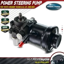Power Steering Pump w/ Reservoir for Toyota 4Runner 96-00 Tacoma 96-01 2.4 2.7L