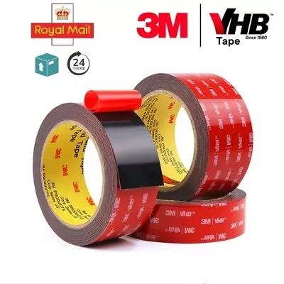 Genuine 3M VHB 5925 Car Vehicle Double Sided Tape Acrylic Adhesive Mounting Roll