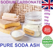 Sodium Carbonate Natural Face Scrub 80g-10kg Soda Ash Cleaner Detergent Free P&P