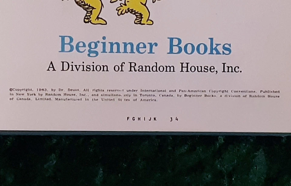 Vintage Dr. Seuss's ABC - 1963 - Book Club Edition - VG - Image 4 of 4