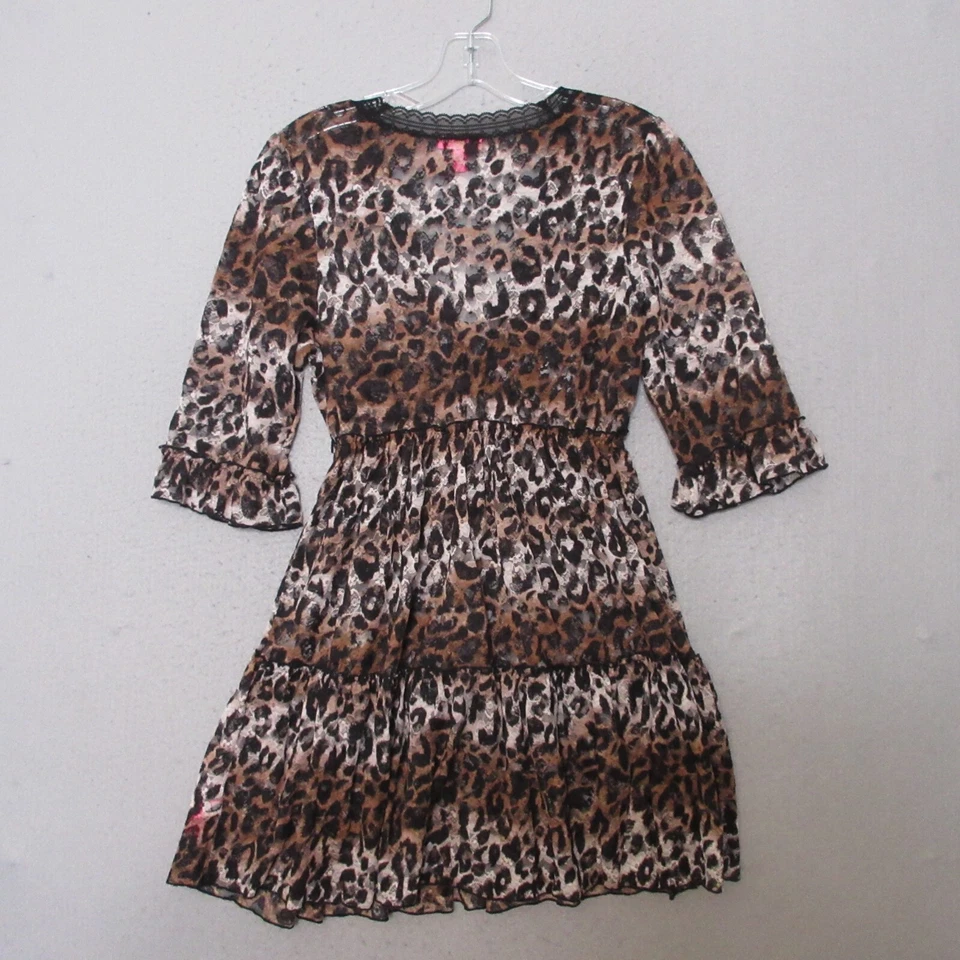 Betsy Johnson Топ женщин средний кружева чистый Babydoll кокетка леопард сна рубашка - Изображение 2 из 4