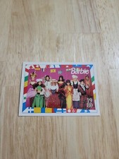 1992 Panini Mattel BARBIE 153 And The Winner Is... French Trading Card "1980"