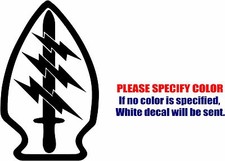 Airborne Ranger Special Forces Graphic Die Cut decal sticker Car Truck Boat 7"